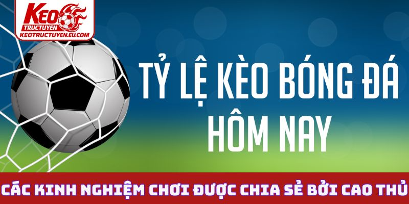Các kinh nghiệm chơi được chia sẻ bởi cao thủ